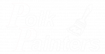 Polk Painters Logo White Transparent Bg